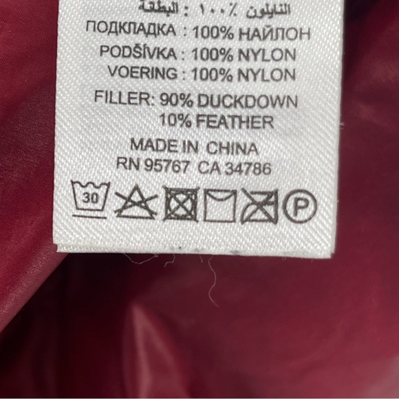 Mavi Down Feather Lightweight Puffer Full Zip Streetwear Preppy Ski Jacket XXL - Picture 10 of 11